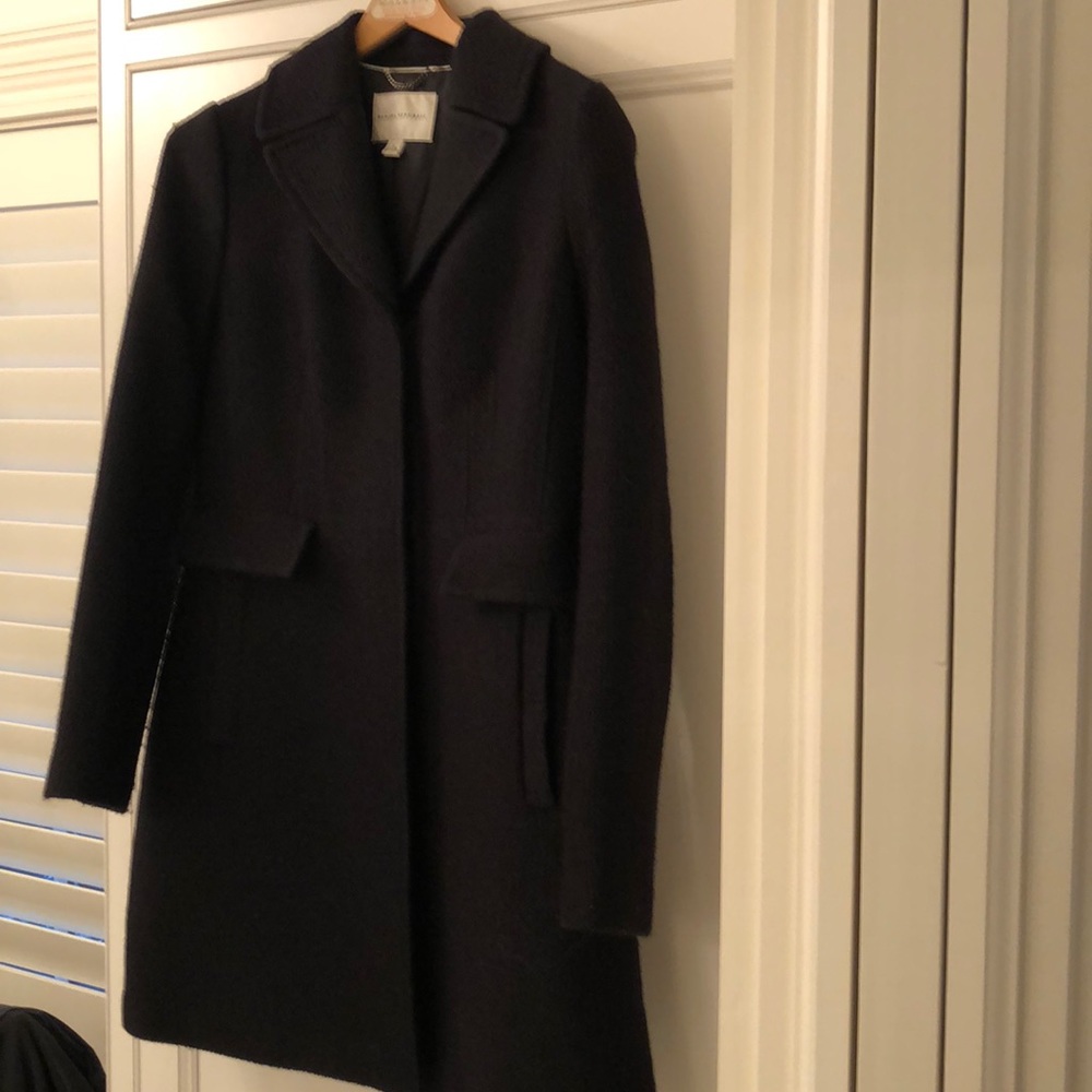 Banana Republic black wool coat size M